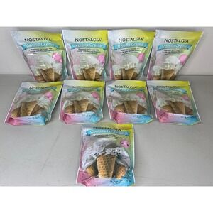 NEW Lot of 9 Nostalgia Vanilla Creme & Cookies N Cream Ice Cream Mix 8oz
